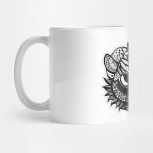 Possum Ink Retro Doodle Drawing Mug